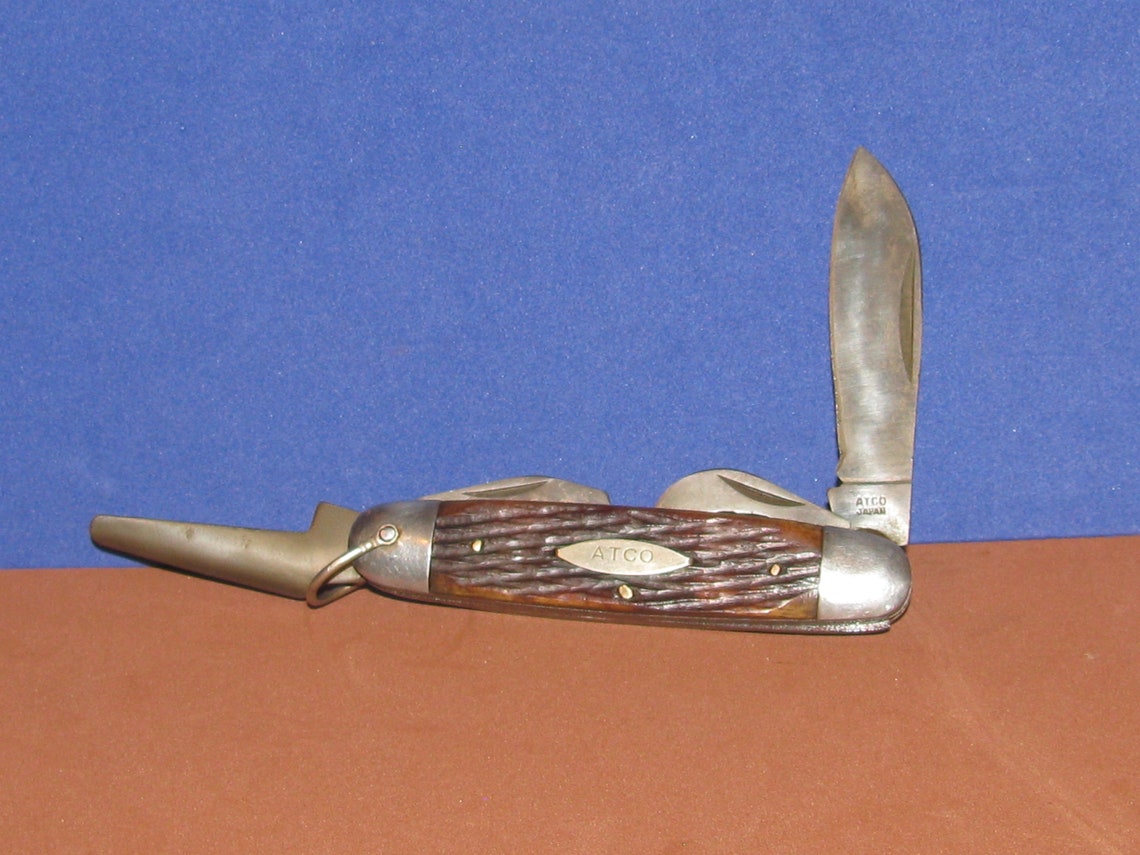 Vintage Atco circa 1950 4 Blade Camping Knife 19 Free | Etsy