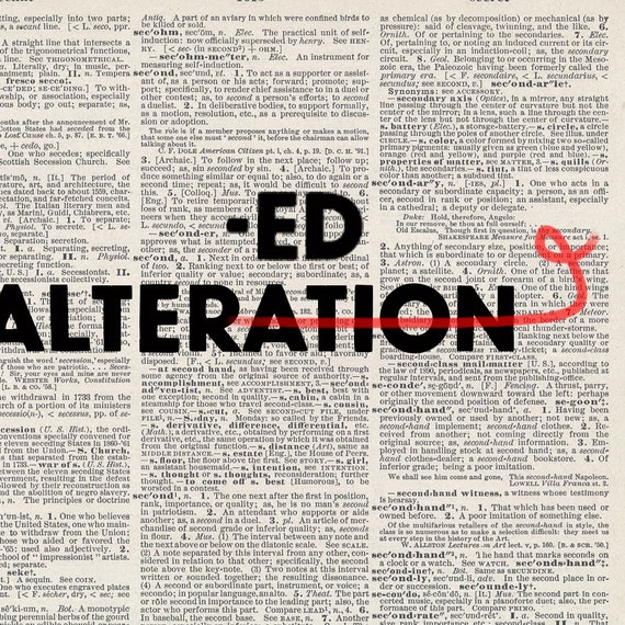 Alteration Of Articles