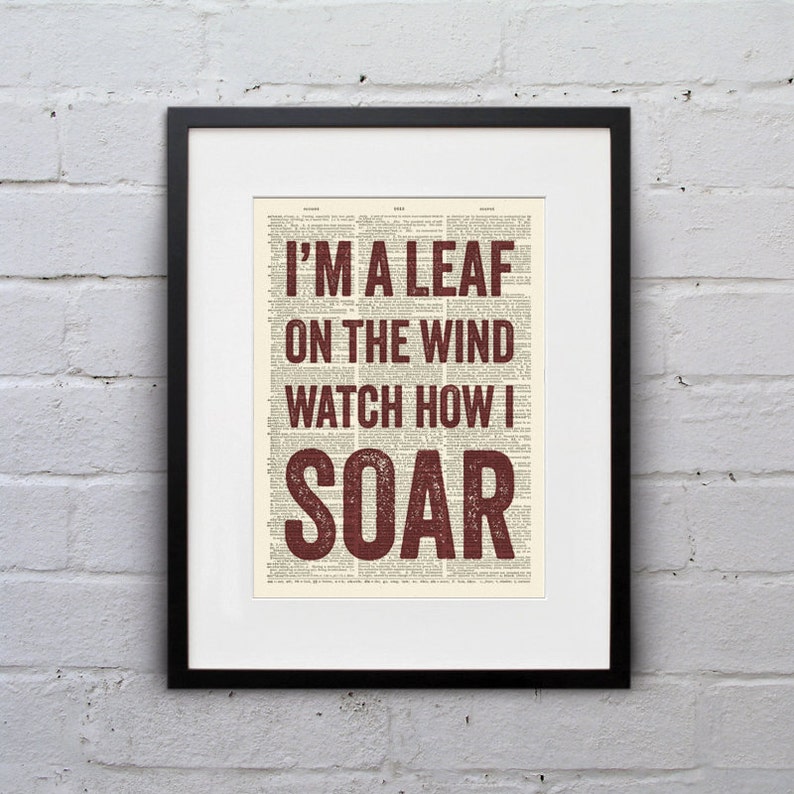 i am a leaf on the wind watch me as i splat i am a leaf on the wind watch me as i splat