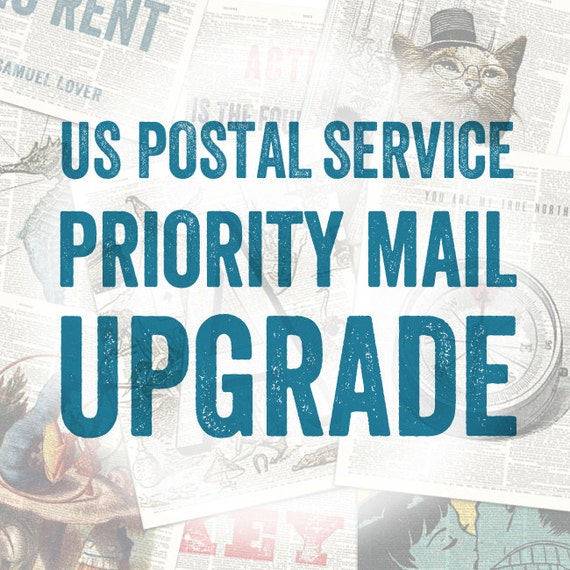 USPS Domestic Priority Mail Upgrade Insured and Traceable Etsy