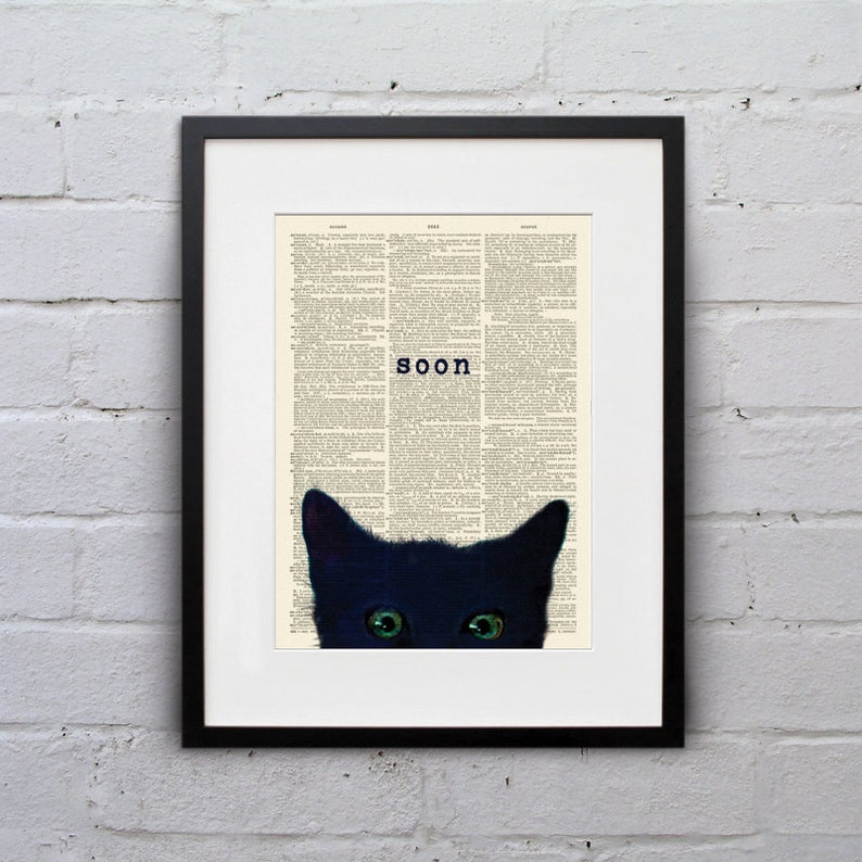 Soon Kitty Cute Animals Cat Kitten Cats Dictionary Page Book Etsy