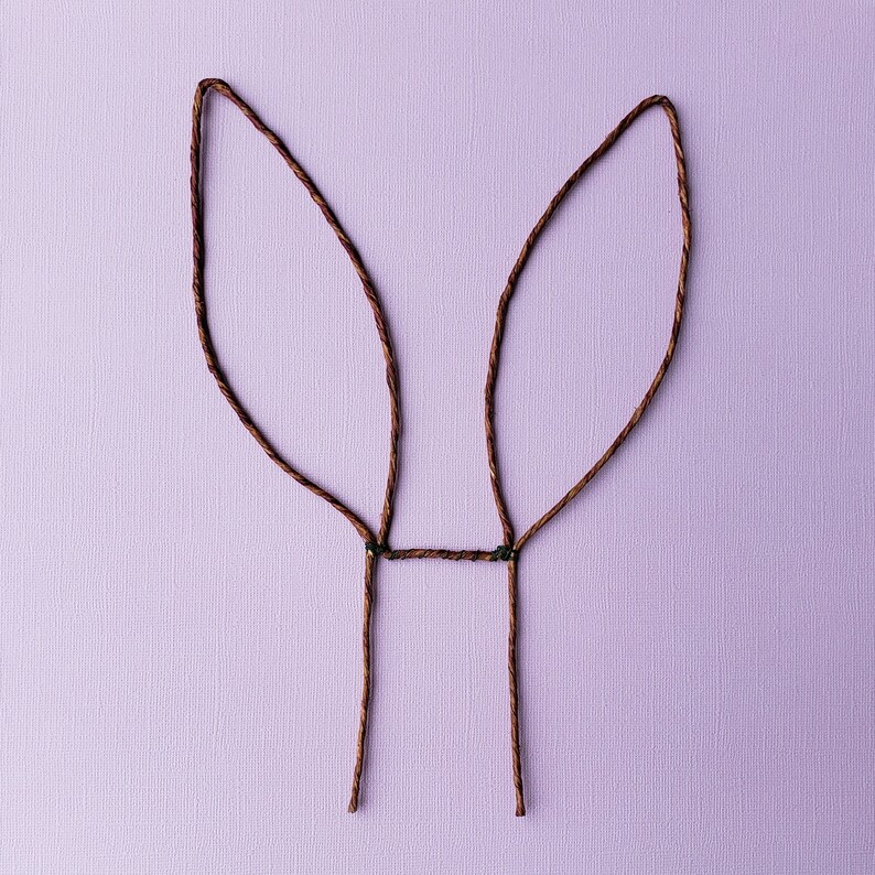 Bunny ear cake topper base without flowers floral wreath crown photo prop cake topper photo prop flower cake lavender leaf designs