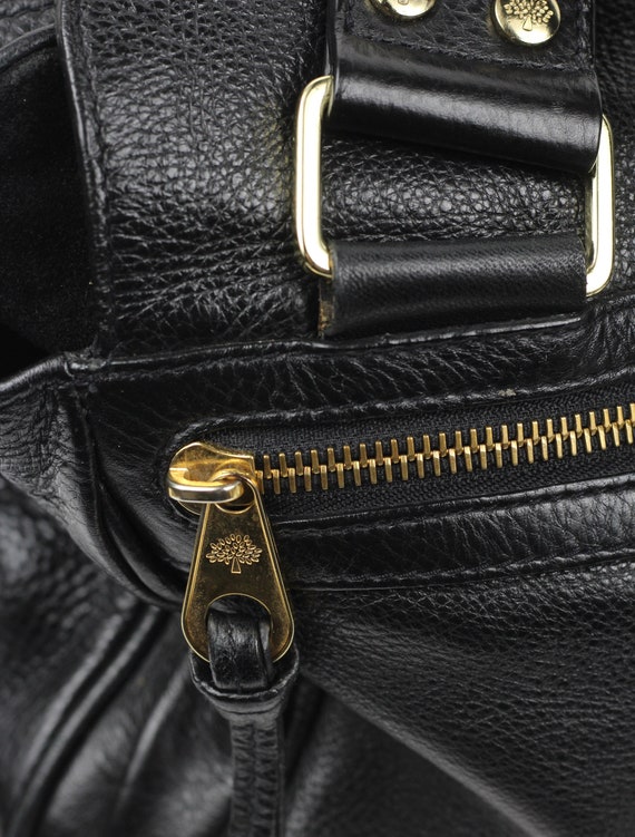 Mulberry Vintage Black Darwin Leather Shoulder Bag - image 7