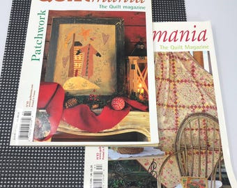 Quiltmania Magazine Bundle Lot of 2 Patchwork Issues No. 80 & 83