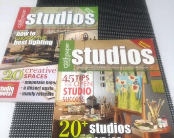 Cloth Paper Scissors Studios Magazine Bundle Art Studio Ideas Craft Space Inspiration