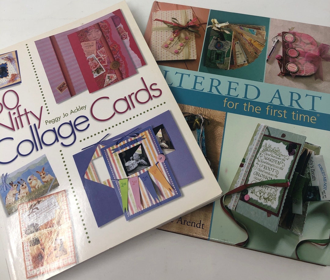 How to Make Cards 50 Nifty Collage Cards by Peggy Jo Ackley, Altered