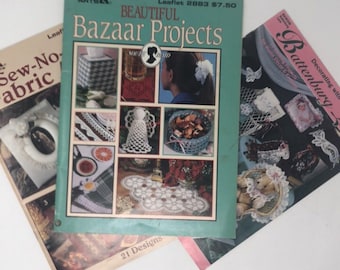 Crochet Gift Patterns | Beautiful Bazaar Projects Bonus: Sew-No-More Fabric Albums, Decorating with Battenburg Lace