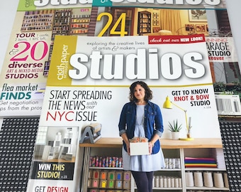 craft magazine bundle Cloth Paper Scissors Studios 2013 art studio inspiration