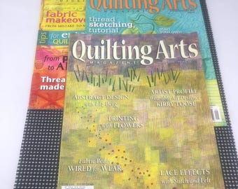 Craft Magazine Bundle Quilting Arts Art Quilt Techniques Surface Design Inspiration