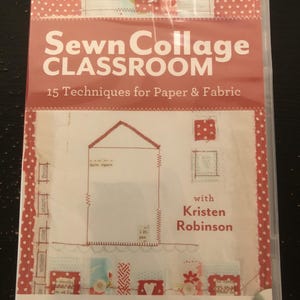 Sewn Collage Classroom 15 Techniques for Paper & Fabric mixed media DVD - unopened