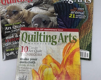 Craft Magazine Bundle Quilting Arts Mixed Media Quilt Art Techniques Inspiration