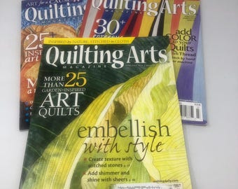 Quilting Arts Magazine Bundle of 3