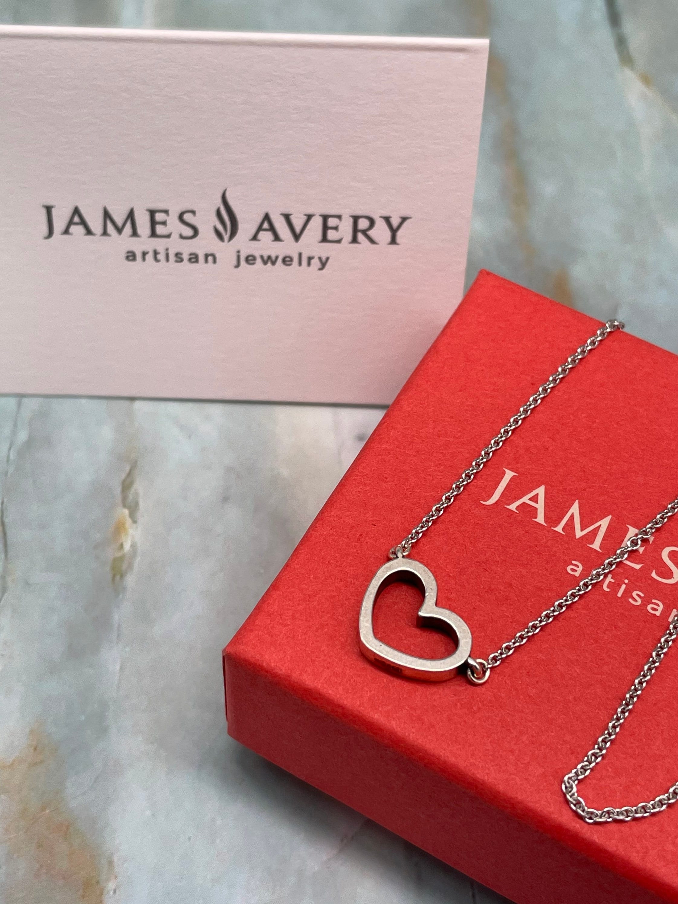James Avery 14K Gold Petite Floral Heart Charm