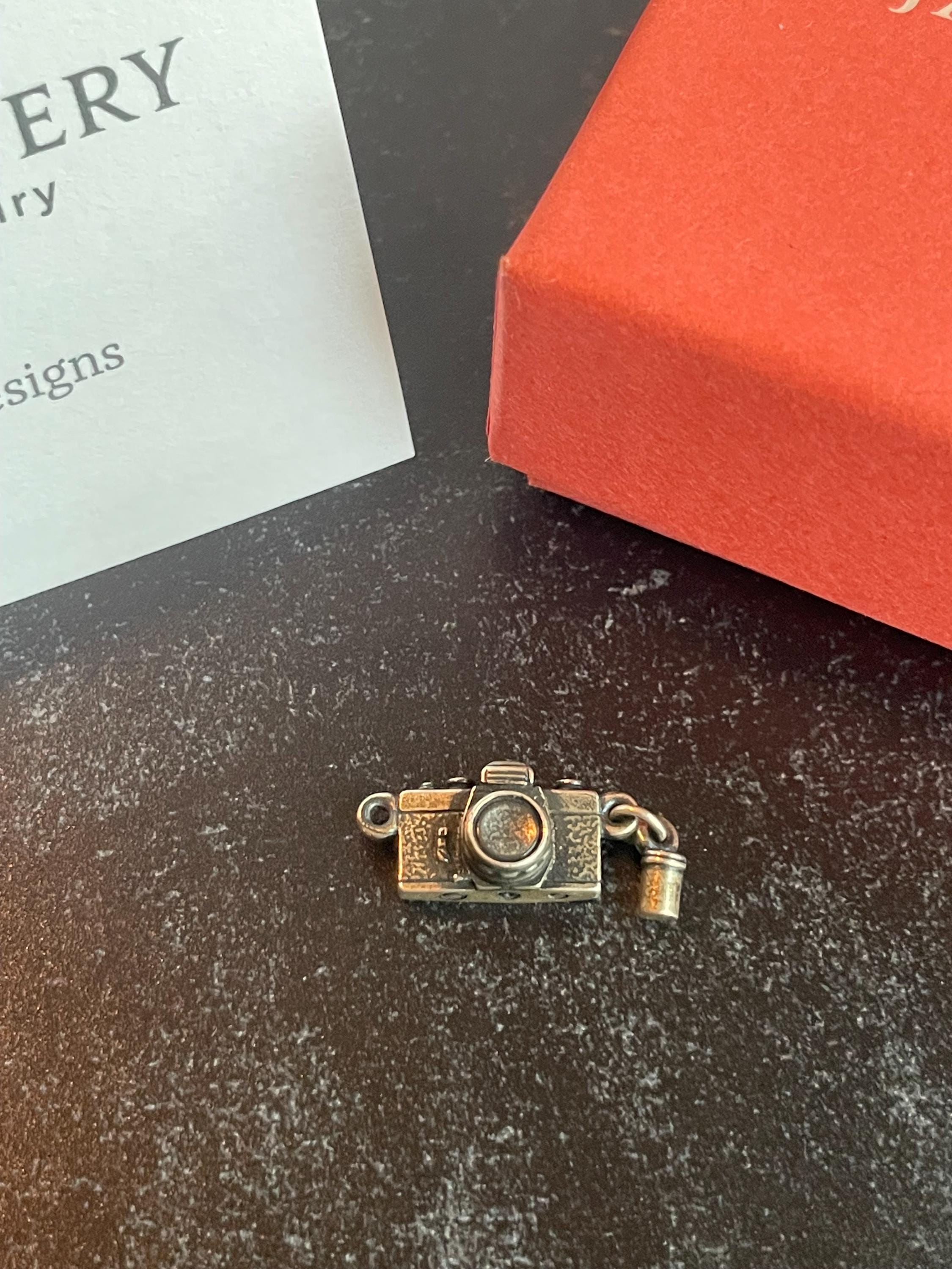 James Avery Sterling Silver 35mm Camera Charm With Avery Box Etsy