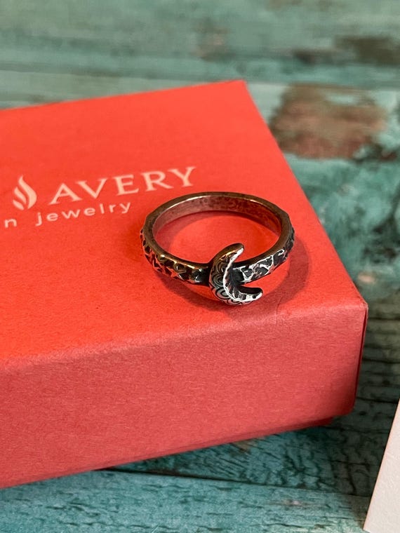 James Avery Starry Night Ring Sterling Silver With Box Etsy