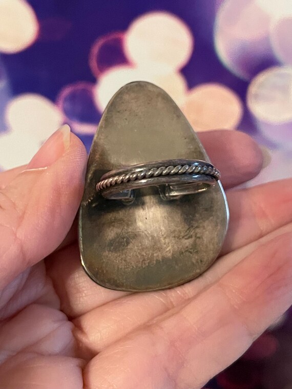 Beautiful Intricate Native American Sterling Silv… - image 4