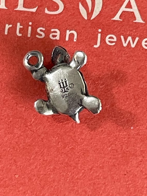 James Avery Sterling Silver 3D Tiny Turtle Charm … - image 3