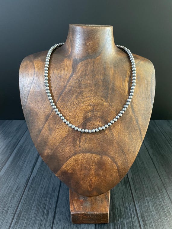 5mm Sterling Silver Desert Pearls Necklace