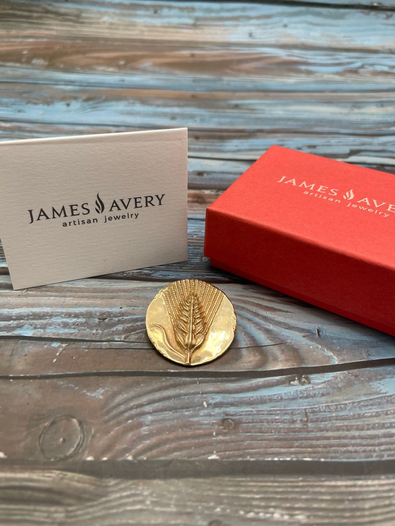 14k Gold James Avery Retired Ultra Rare Wheat and the Weeds - Etsy