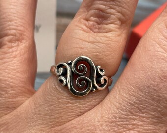 James Avery Spanish Swirl Ring Sterling Silver With Box Size 5 Etsy
