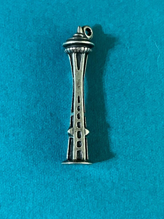 Sterling Silver Vintage Seattle Space Needle Charm