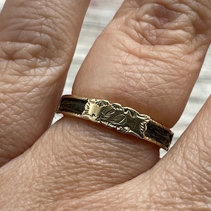 Georgian Antique 14k Yellow Gold In Memory Of Vintage Mourning Death Ring Stunning Layaway Available