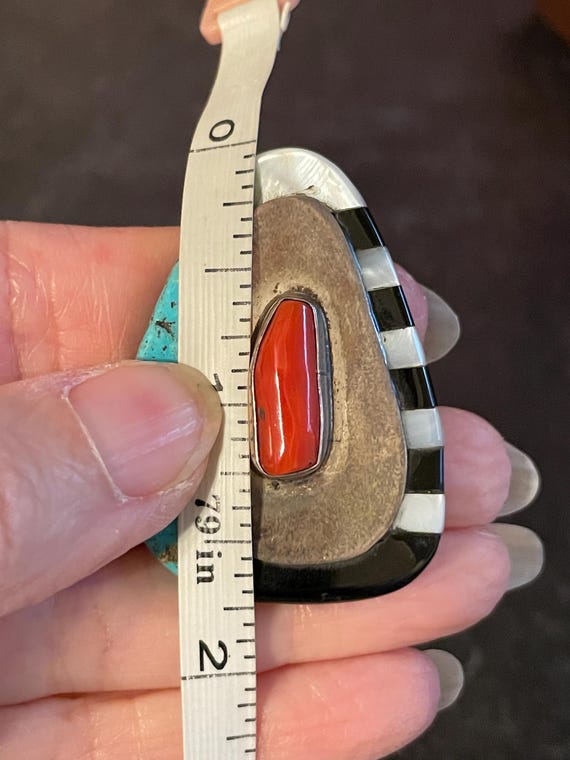 Beautiful Intricate Native American Sterling Silv… - image 6