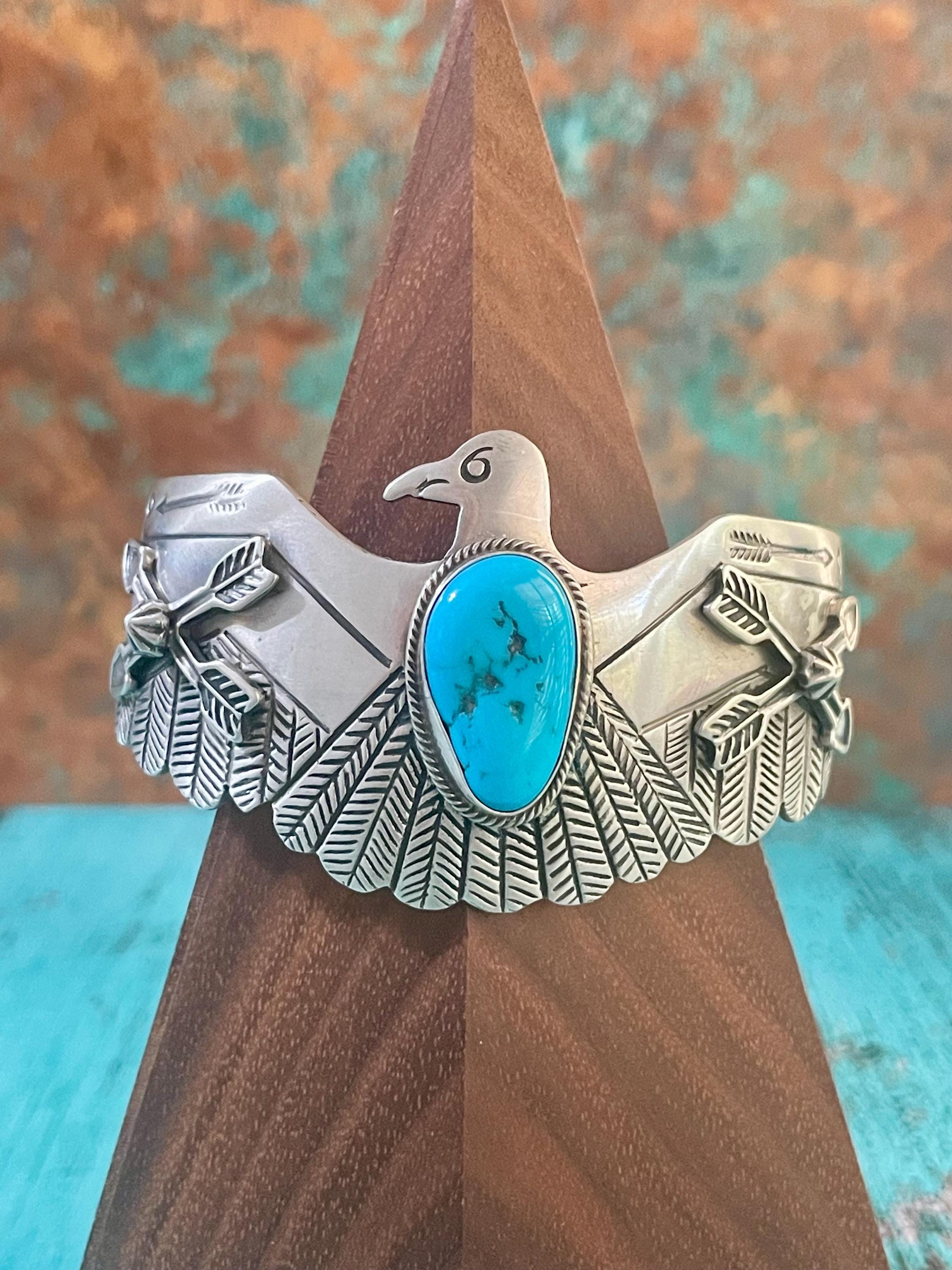 NAVAJO Russell Sam ナバホ サンダーバードブローチ Russell Sam Navajo Jewelry - Etsy