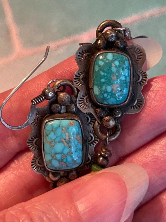 Signed Chatfields Sterling Silver & Stunning  Tur… - image 7