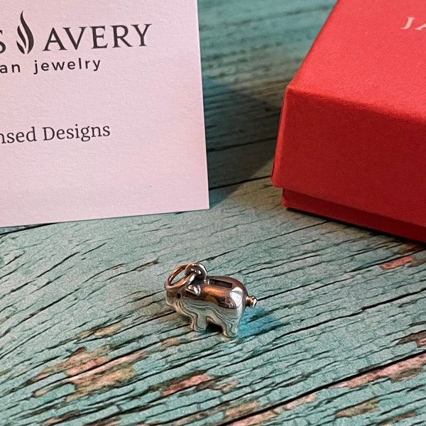 James Avery 3D Pig Sterling Silver Charm