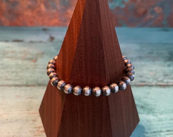 Sterling Silver Desert Pearl Bead Bracelet