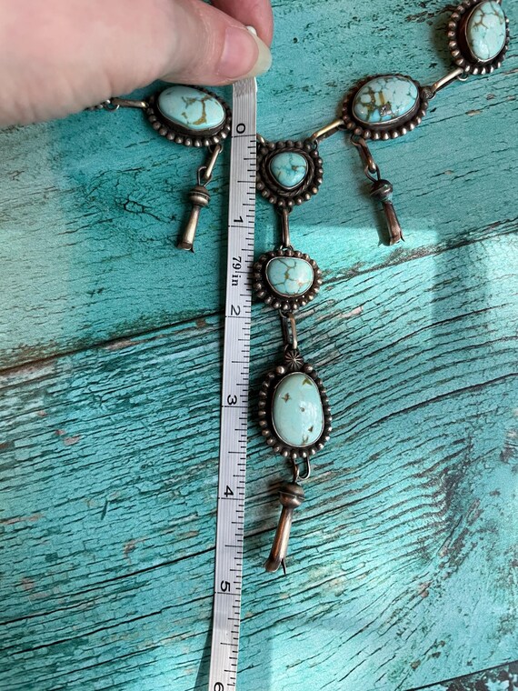 STUNNING Signed Chatfields Turquoise and Sterling… - image 5