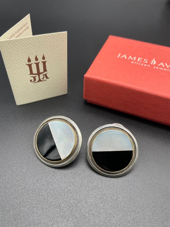 James Avery Ultra Rare Earrings 14k Yellow Gold M… - image 1