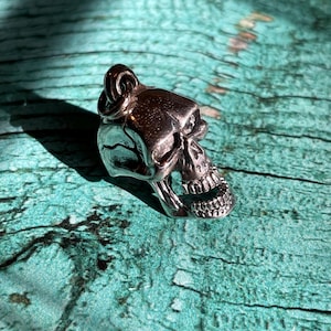 Sterling Silver Skull Pendant