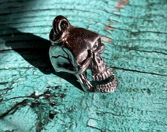 Sterling Silver Skull Pendant