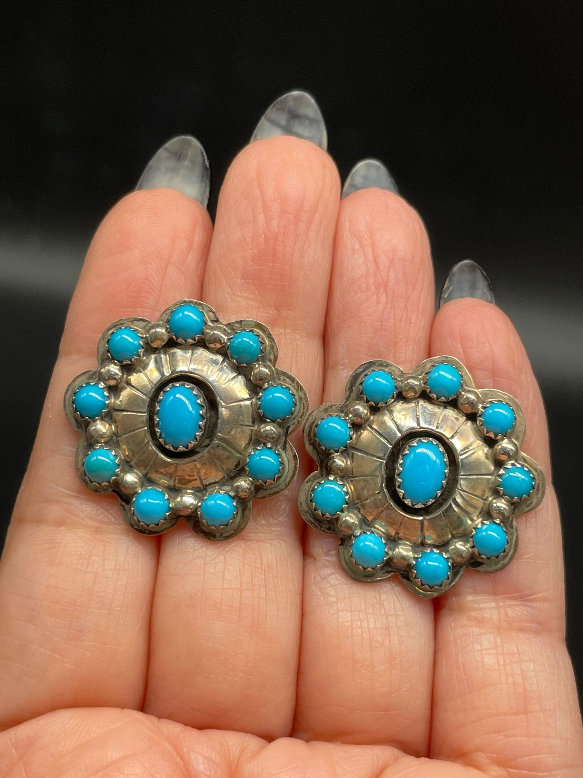 Vintage 2024 cluster earrings