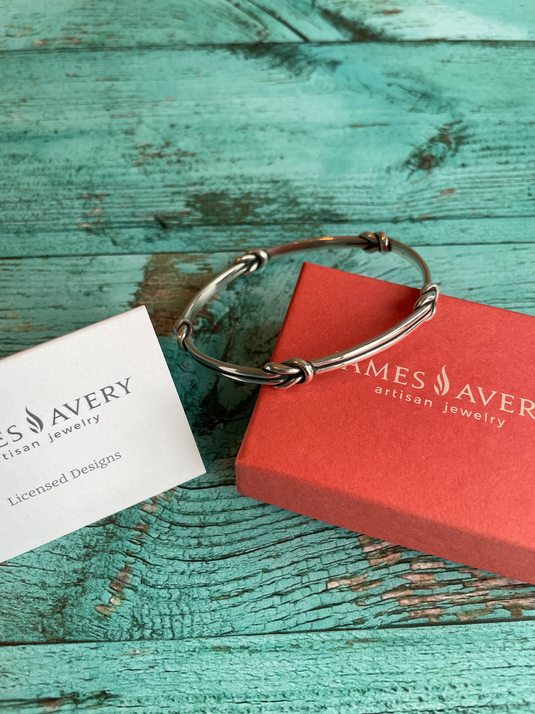 James Avery Retired Sterling Silver Lovers Knot Bangle Bracelet Layaway Available Etsy Canada