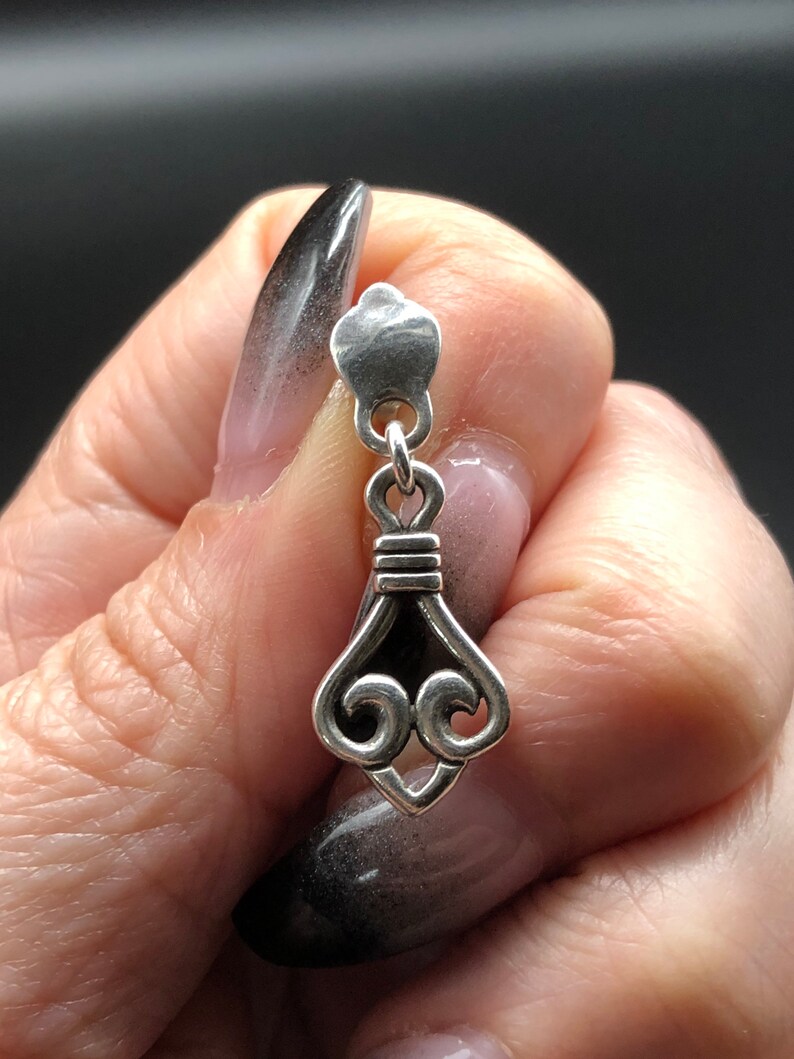 James Avery Rare Dangle Scroll Earrings Sterling Silver 925 Etsy