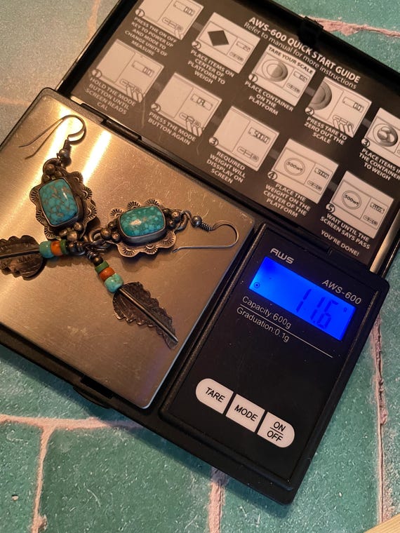 Signed Chatfields Sterling Silver & Stunning  Tur… - image 8