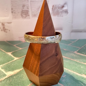 Navajo Sterling Silver Stamped Cuff Bracelet Layaway Available
