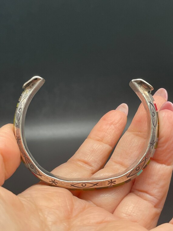 Wow Look at This Native American Sterling Silver … - image 6