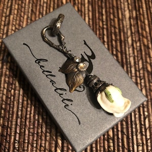 OOAK BellaLili Sterling Silver Rose Pendant for Necklace Stunning