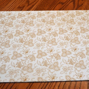 Floral Placemats, Set of 4, Tablemats, Dining table mats, Kitchen Decor image 4