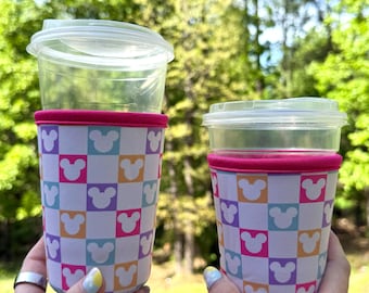 Mouse Checkered Coffee Sleeves