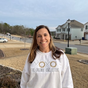 The Original Love Letters Embroidered Sweatshirt