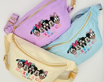 Mouse and Co Large Embroidered Fanny Pack