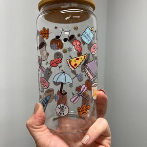 Gilmore 16oz Glass Cup or Frosted Mug