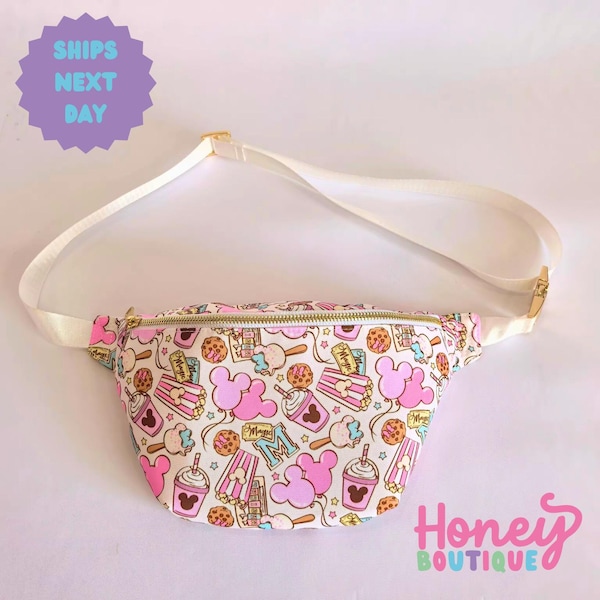 Magical Snacks Large Nylon Fanny Pack