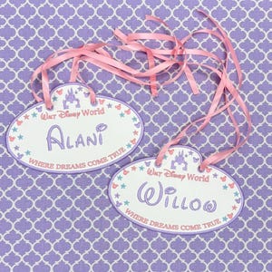 Personalized Magical Embroidered Stroller Tag