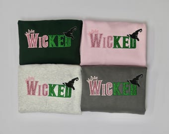 Wicked Appliqué Embroidered Sweatshirt